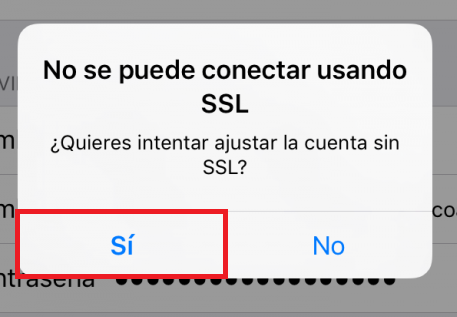Conectar sin SSL Conectar sin SSL