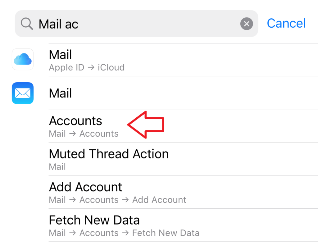 Configuración de la cuenta de correo Mail Accounts desde ajustes del iphone Configuración de la cuenta de correo Mail Accounts desde ajustes del iphone