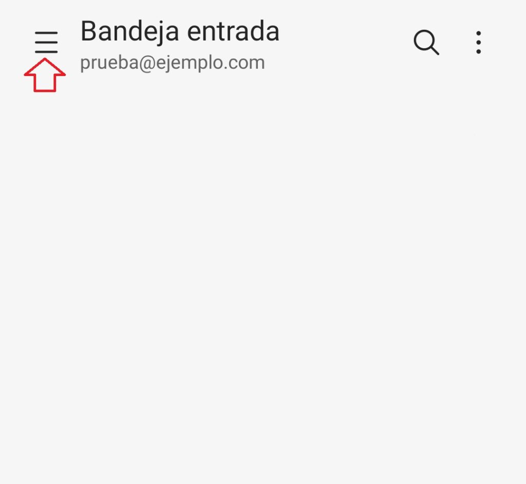 Editar configuracion cuenta correo electronico