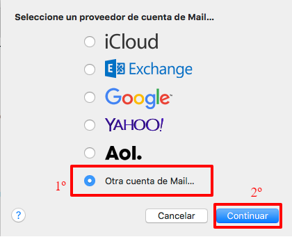 Añadir cuenta Añadir cuenta