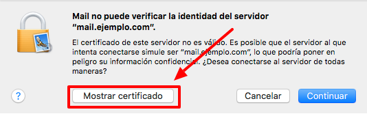 Alerta Certificado Alerta Certificado