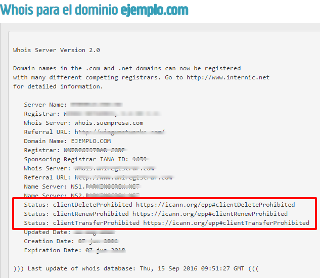whois status whois status