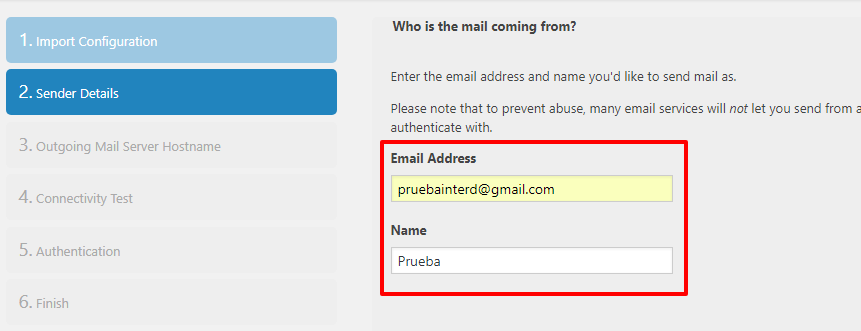 Cuenta de correo de Gmail