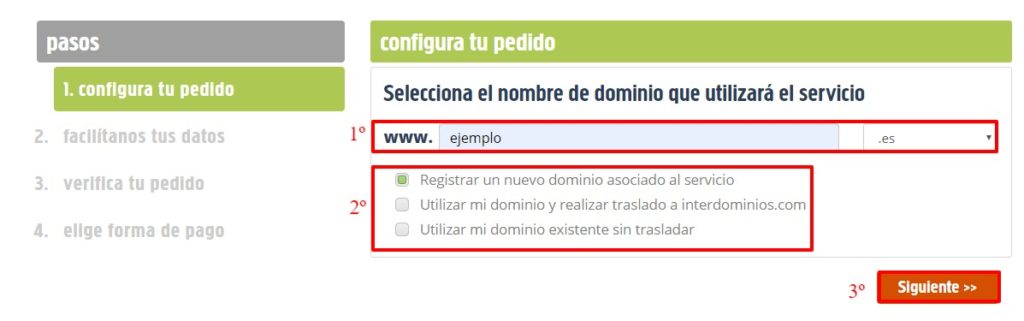 Registrar dominio Registrar dominio