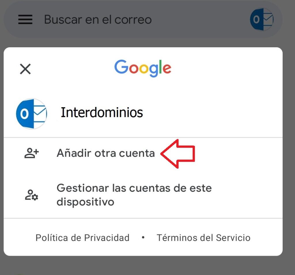 Añadir nueva cuenta