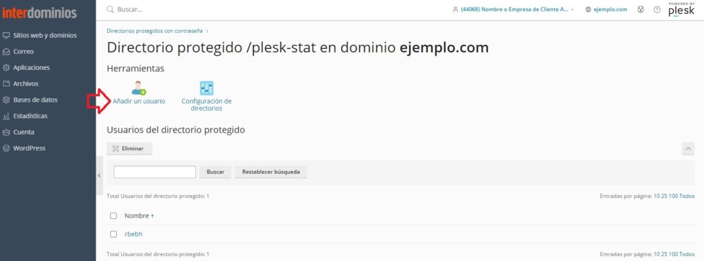 Añadir nuevo usuario Añadir nuevo usuario
