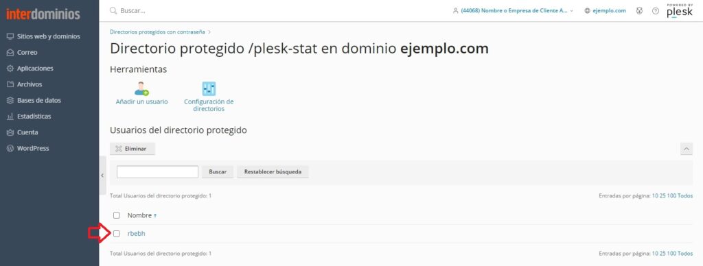 Cambiar contraseña a un usuario Cambiar contraseña a un usuario