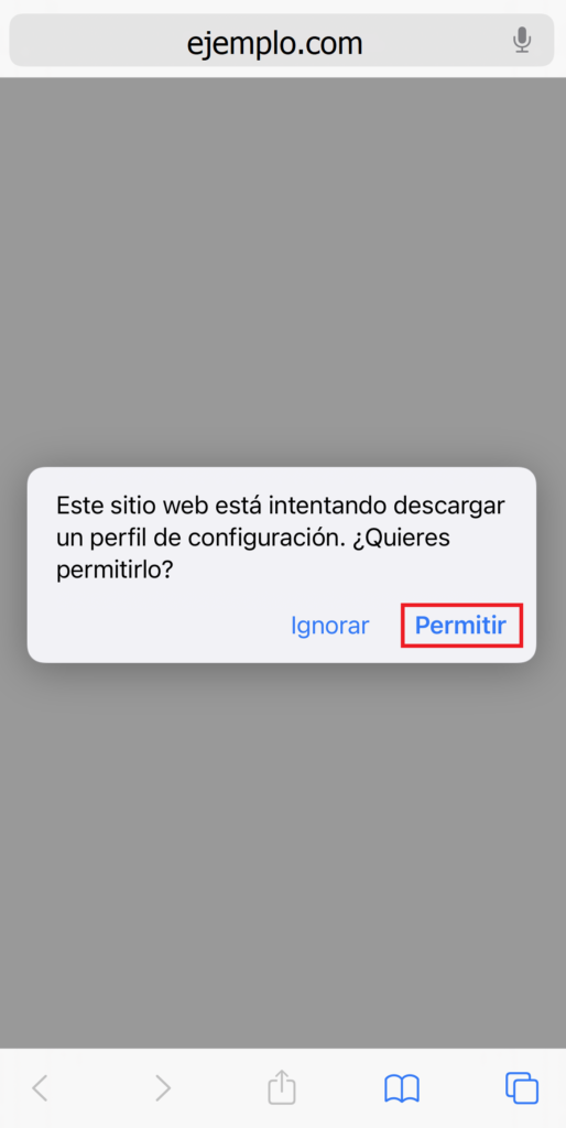 Descarga de Perfil en IPHONE o IOS correctamente